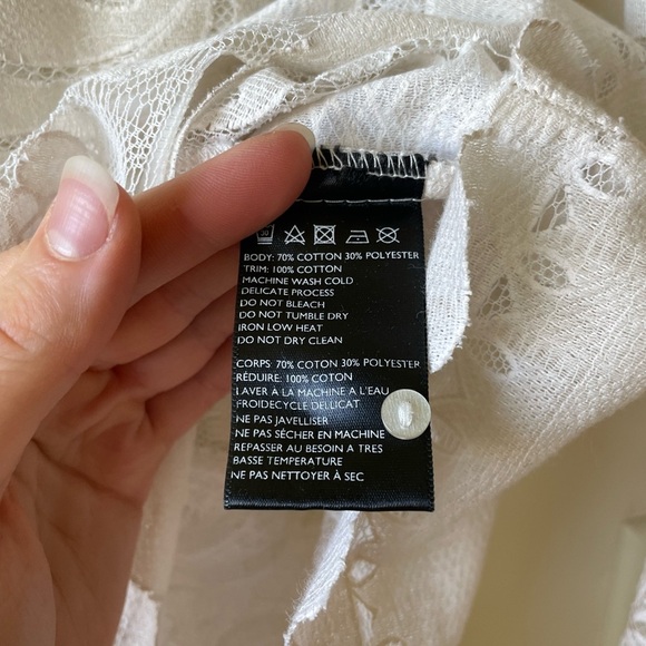 Alice Lace Blouse James Coviello Anthropologie - Picture 8 of 9